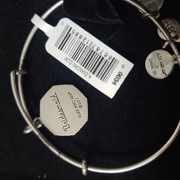 NWT Alex & Ani Silver Bridesmaids bracelet - Picture 6 of 7